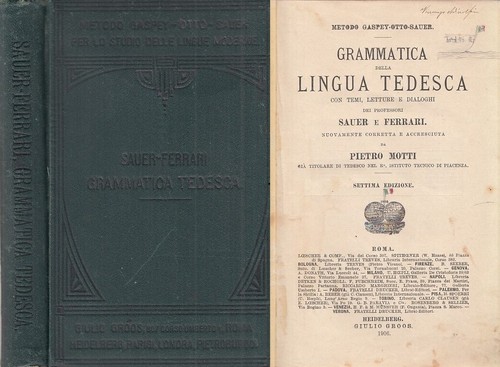 Grammatica lingua tedsca - grammatica,