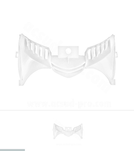 Rete superiore scudo bianco - superiore,