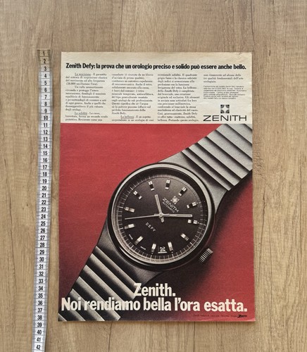 1975 zenith defy pubblicità - 1975,