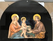 Capoletto capezzale sacra famiglia, d'epoca