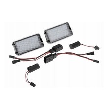 2x Luci LED cortesia targa