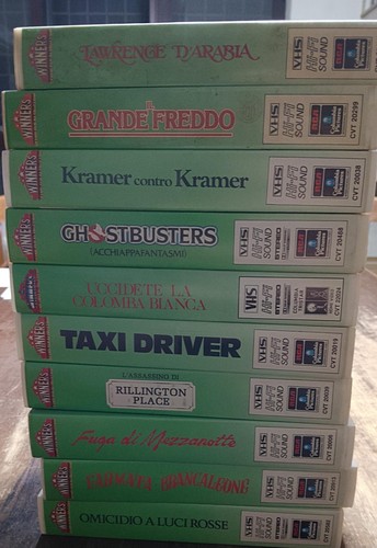 Vhs lotto stock n 10 - vhs,