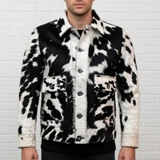 Giacca vera pelle mucca - pelle,