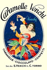 Poster Stampa Manifesto Locandina Pubblicità Cioccolato Caramelle Venchi 32x47Cm