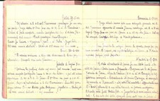 1944 YOL (INDIA) POW Giuseppe BADIALI Diario della guerra in Italia *Manoscritto