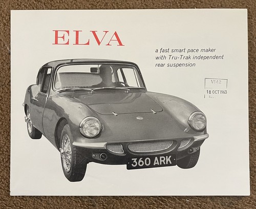 Elva courier mgb ford - elva,