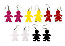 LOTTO 10 ORECCHINI I BIRIKINI BIMBO E BIMBA DA CM 3,5 BAMBINO E BAMBINA