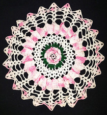 Centrino all uncinetto - all'uncinetto, 10,5"