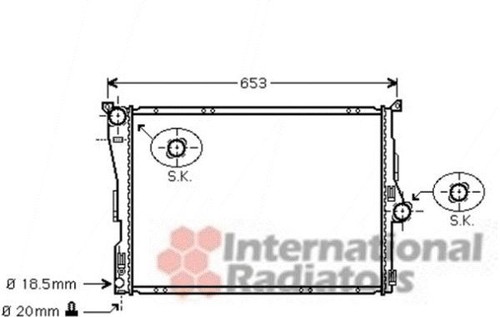 Radiatore bmw e83 d 20 - radiatore, 2.0