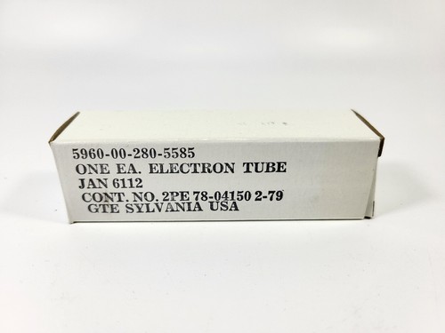 Jan 6112 electron tube - electron,