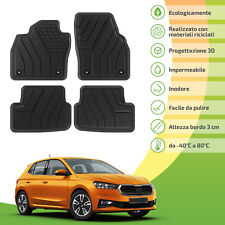 Tappetini Ecologici Con Materiali Riciclati Per Skoda Fabia 4 Dal 2021