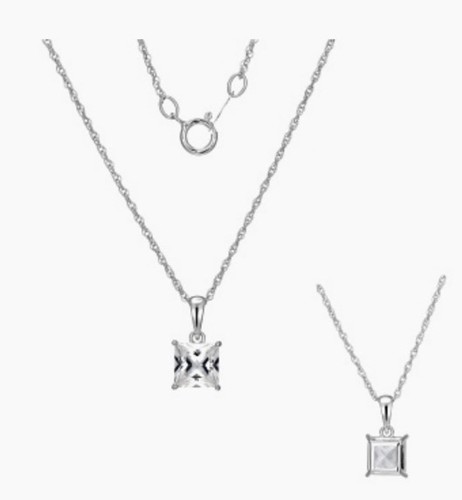 Collana con ciondolo zaffiro