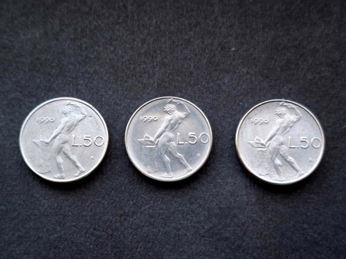 Moneta lire piccole 1990 - 50,