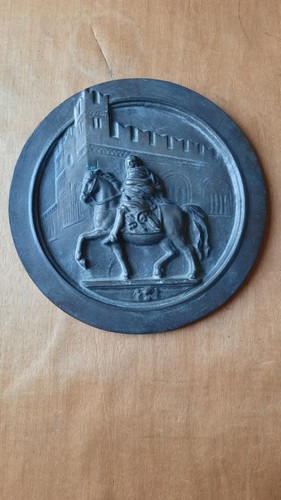 Tondo bronzo piazza cavalli - tondo,