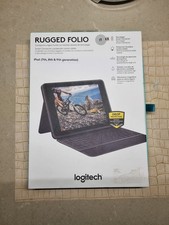 Logitech Rugged Folio Custodia con Tastiera per Apple iPad 7a/8a/9a Gen. -...