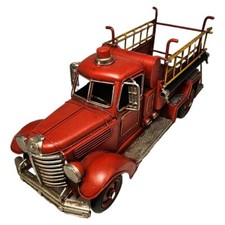 DynaSun Fire Truck 2010E-8532 Rosso 35 cm vintage portabottiglie d'epoca
