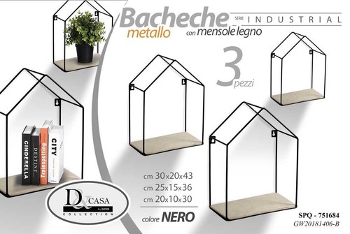 Set mensole bacheche in - set,