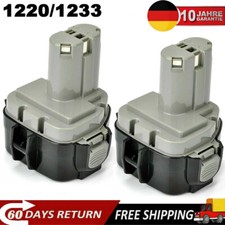 2x BATTERIA 5,0Ah PA12 per Makita 12V 1200 1220 1222 1233 1234 1235F 192598-2 NI-MH