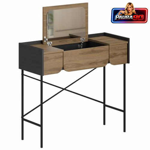 Toeletta trucco rovere moderna - toeletta,