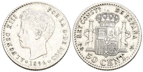 Alfonso xiii 50 - xiii,