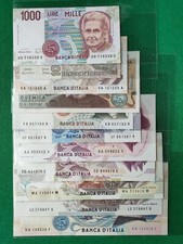 Banconote  completa Repubblica