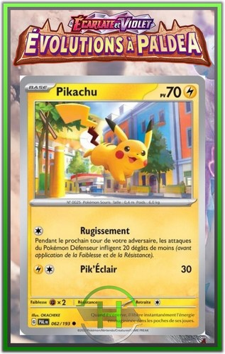 Pikachu ev2 évolutions à - -,