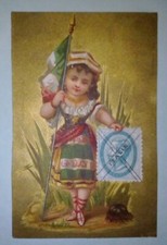 Cromolitografia originale francese fine '800 - lotto Poste Italiane