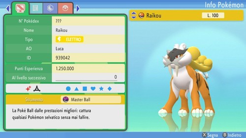 Raikou shiny 6iv - 6iv, +
