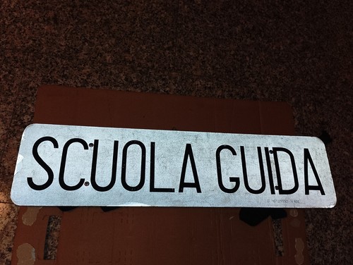 Targa scuola guida autoscuola - targa,