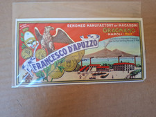 ETICHETTA PASTIFICIO FRANCESCO