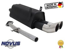 Scarico Sportivo Novus Marmitta Terminale 76mm DTM BMW E36 316i 318i Omologata