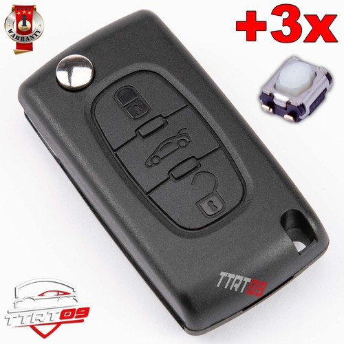 Chiave guscio per peugeot 207 - chiave,