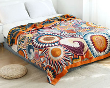 Grande coperta divano boho