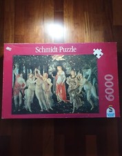Puzzle Schmidt Primavera Botticelli 6000 Pezzi Vintage Raro + Poster XXL