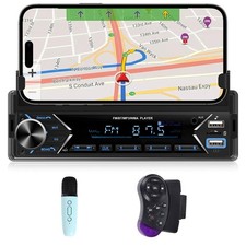 NHOPEEW Autoradio 1 Din con Bluetooth Lettore MP3 Supporto per telefono Doppia