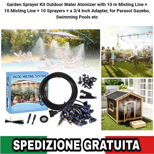 Kit nebulizzazione giardino - kit,