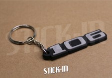 Porte Clés pour 106 Keyring Key llavero badge monogramme XSI S16 Keychain