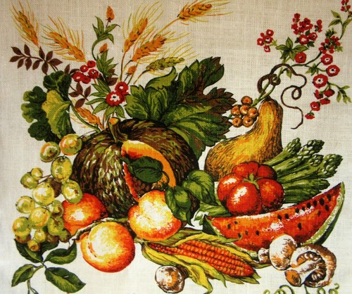 Asciugamano calendario vintage