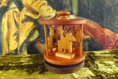 Giostra giocattolo legno - giocattolo,