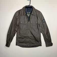 Belstaff gold logo waxed - belstaff,