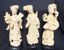 Set 3 statuine geisha cinesi