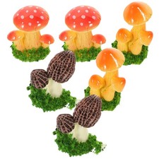  6 Pcs Fungo Decorativo