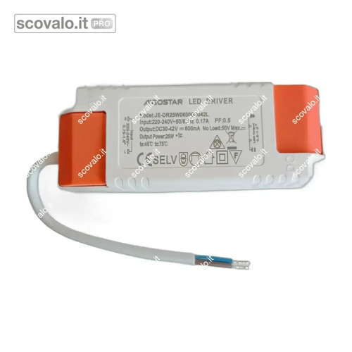 Driver alimentatore led - alimentatore, 25w