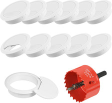 12 Pezzi Passacavi Scrivania