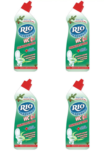 Rio azzurro gel 750ml - 4x, wc