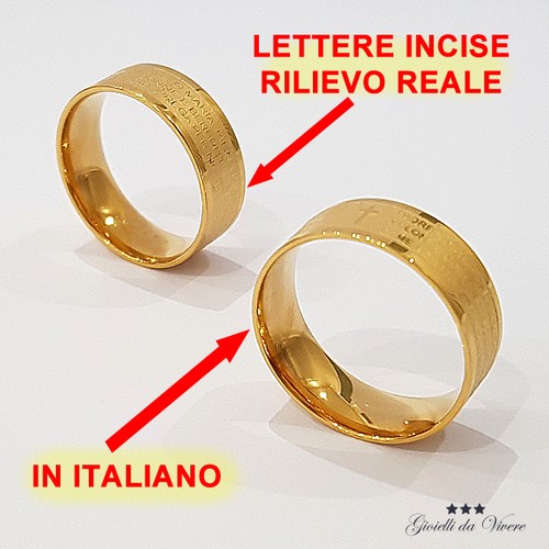 Anello acciaio inossidabile - anello,