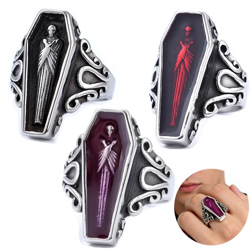 Anello uomo bara teschio