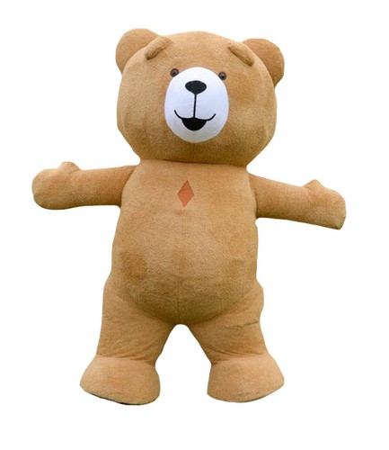 Mascotte orso ted gonfiabile - gonfiabile, a