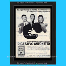 Anni ' 60  * Pubblicità Originale "Antonetto - STUDIO TESTA, Digestivo" Cornice