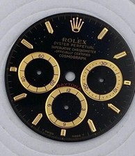 ROLEX DAYTONA 16523 16528 16518 QUADRANTE CADRAN DIAL NERO PUNTINATO ORIGINALE